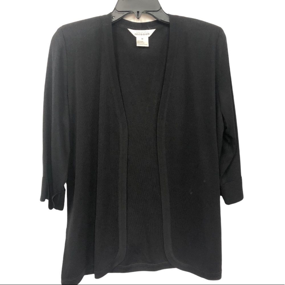 MISOOK OPEN FRONT CARDIGAN M